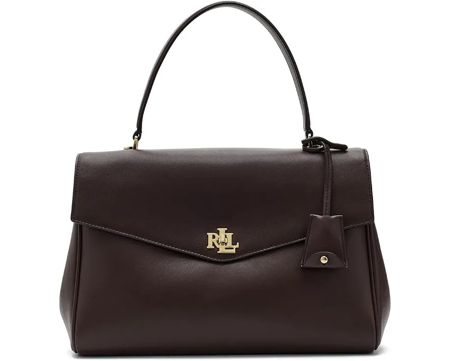Сумка Lauren Ralph Lauren Nappa Leather Medium Farrah Soft Satchel из мягкой кожи