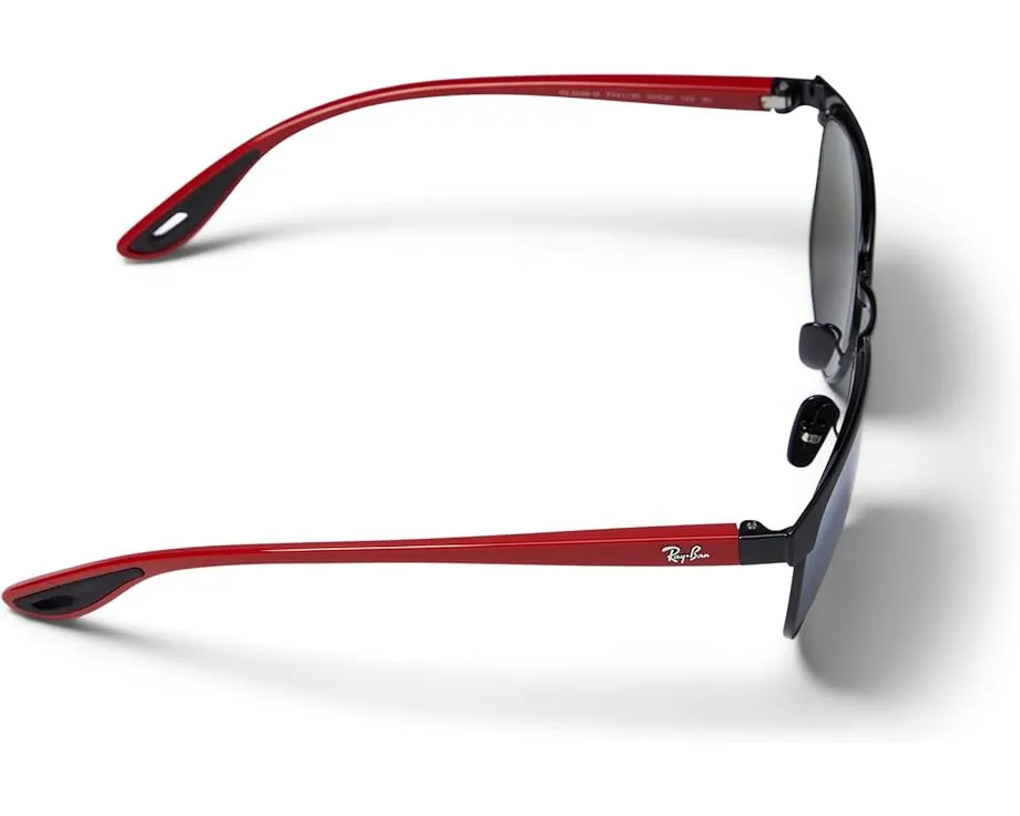 Солнцезащитные очки Ray-Ban 53 mm 0RB3698M с зеркальными линзами