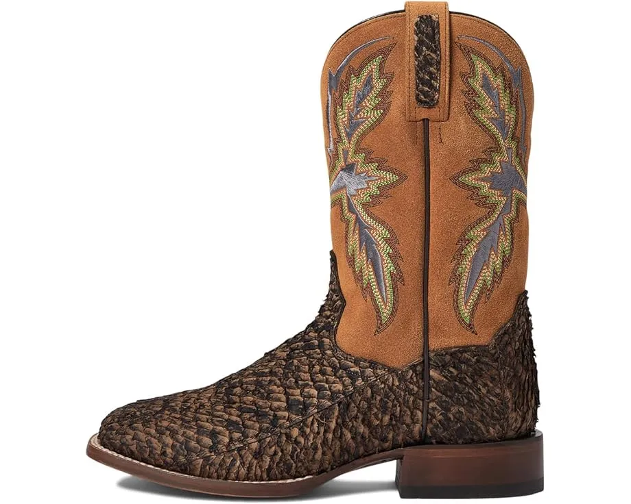 Ковбойские сапоги Dorsal с широким квадратным носком и рельефным голенищем от Dan Post