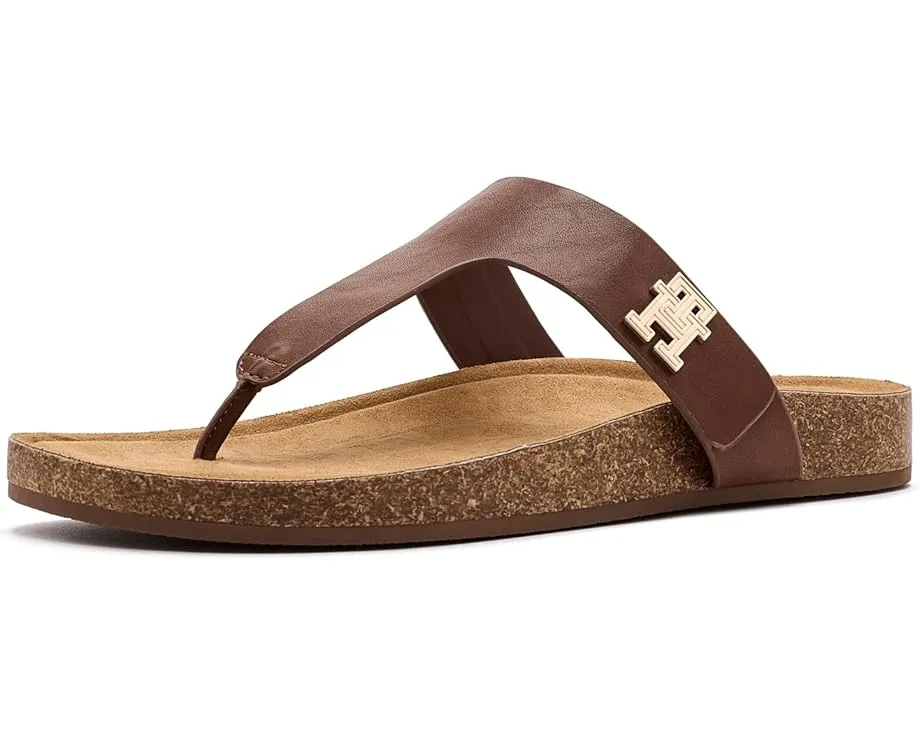 Босоножки Tobeach Tommy Hilfiger с миндальным носком и блестящей фурнитурой