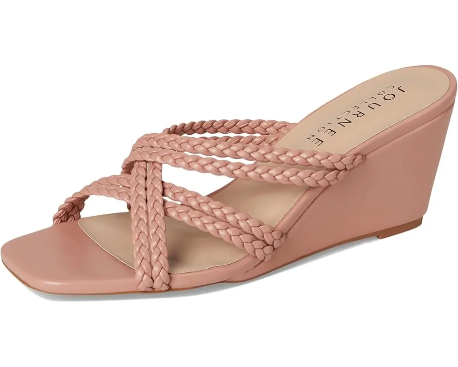 Сандалии Baylen от Journee Collection на клиновидном каблуке с переплетенными бретелями