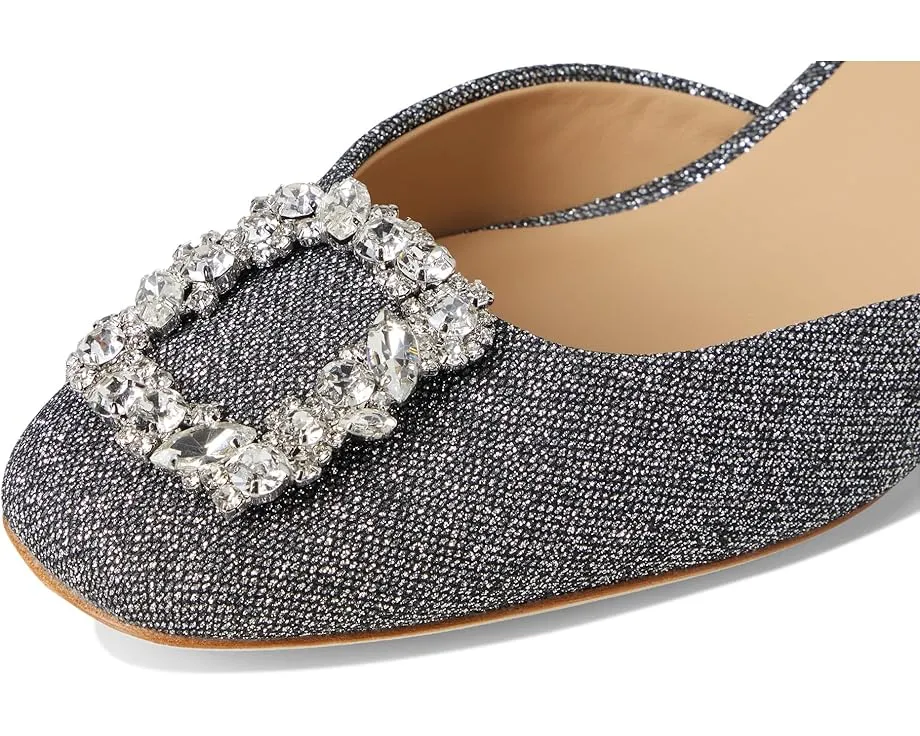 Босоножки Badgley Mischka Vivia на квадратном каблуке с ремешком на щиколотке и кристаллами