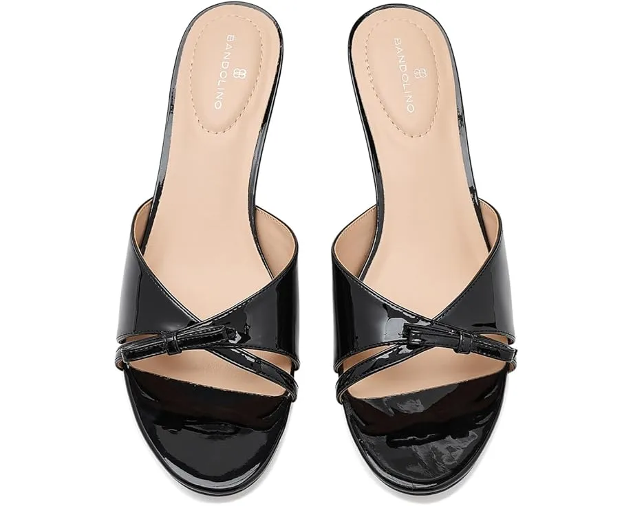 Сандалии Bandolino Rissie с бантом и каблуком kitten heel на платформе