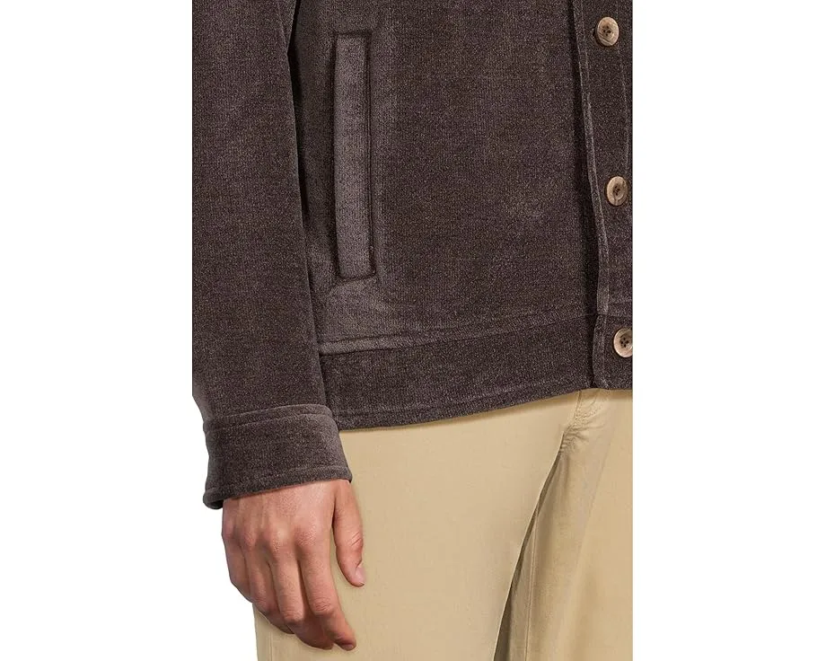 Куртка Tommy Bahama Sumner Ridge с отделкой из искусственной кожи