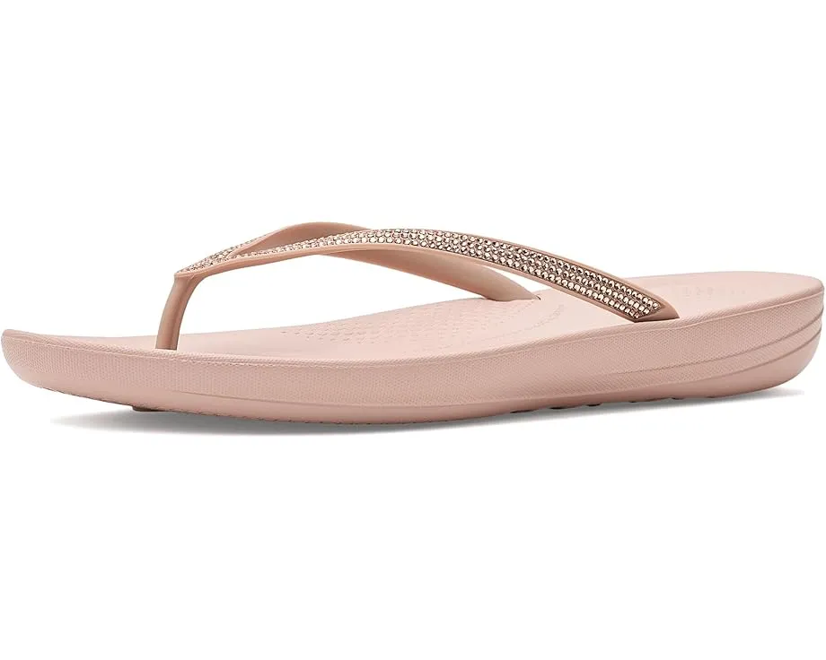 FitFlop шлепанцы Iqushion Sparkle с кристаллами и технологией амортизации