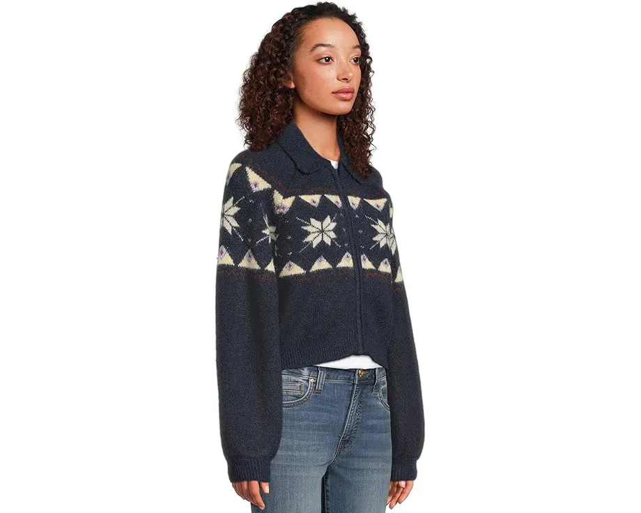 Толстовка Screen Time с узором фэр-айл и молнией спереди от Blank NYC