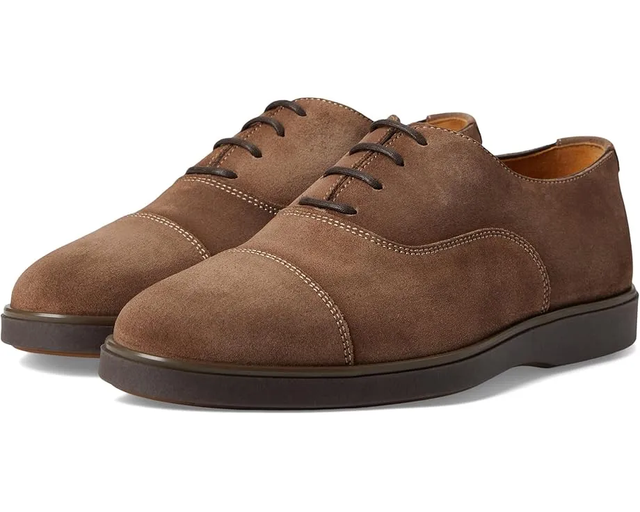 Оксфорды Magnanni Landis из замши с мыском мокасина и водостойкой конструкцией