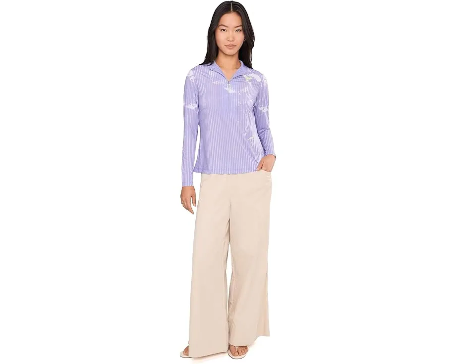 Топ Jamie Sadock с длинным рукавом и четвертью молнии Sunsense Piece of My Heart