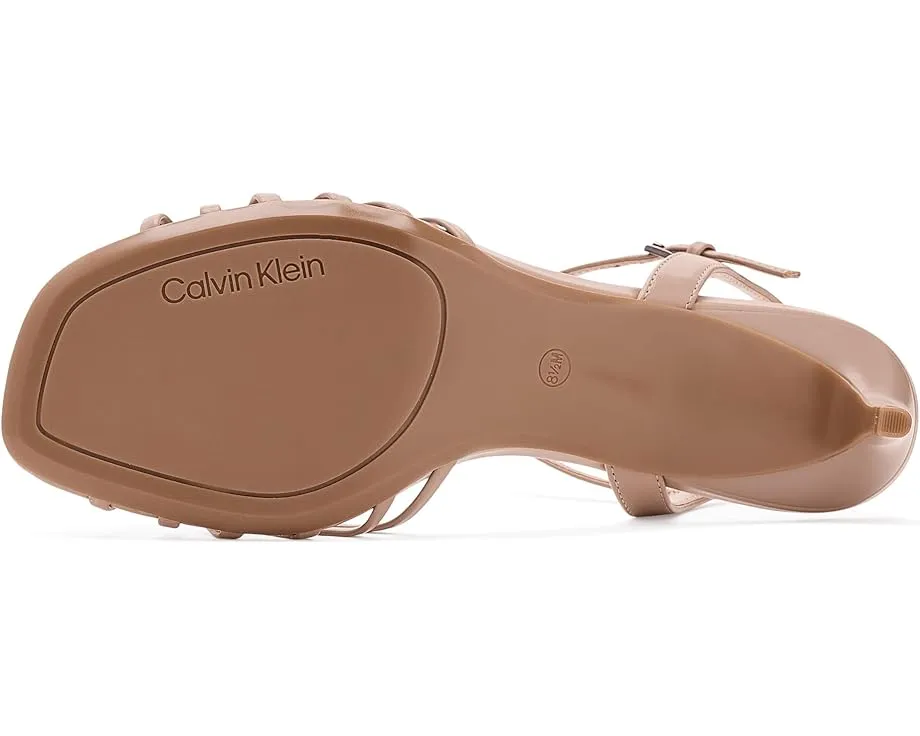 Босоножки Calvin Klein Izabella на каблуке-рюмочке с ремешком