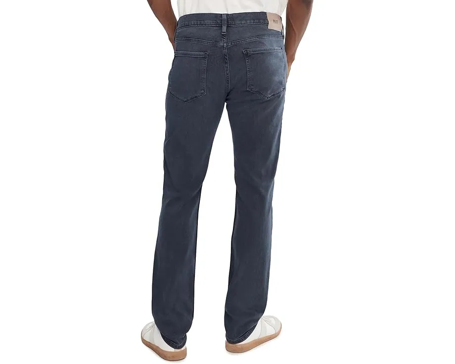 Джинсы Paige Federal Slim Straight из ткани Transcend в серо-голубом оттенке