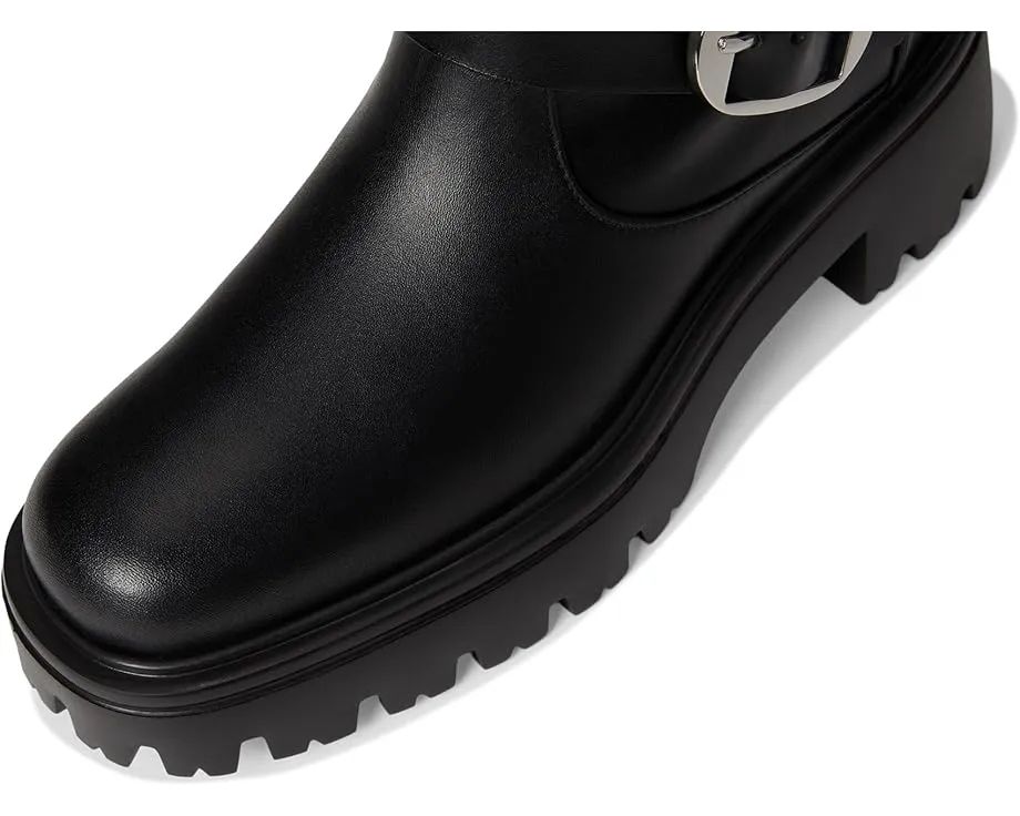 Высокие кожаные сапоги Emerson Moto в стиле мотоботы с двойной пряжкой