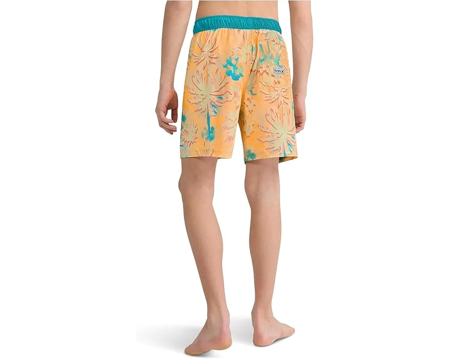 Шорты Hurley Kids Pop Color Palm Pull-On Swim Trunks с яркой графикой