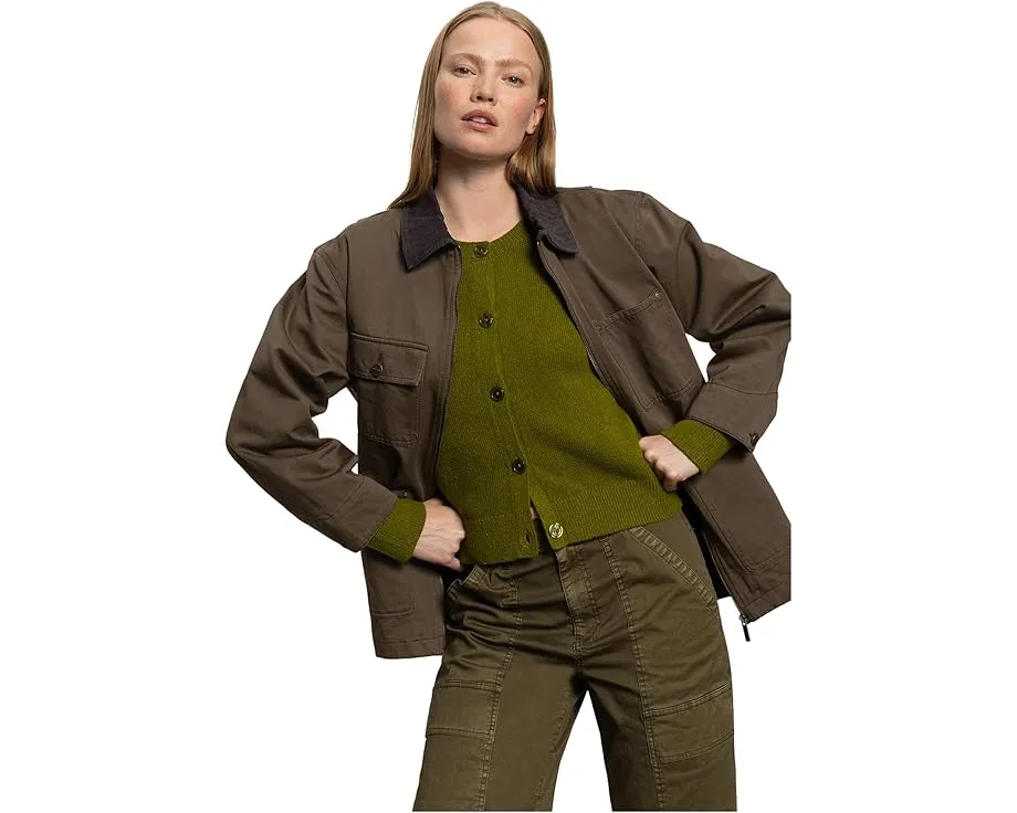 Sanctuary куртка Barn Jacket в стиле ранчо из хлопка с четырьмя карманами