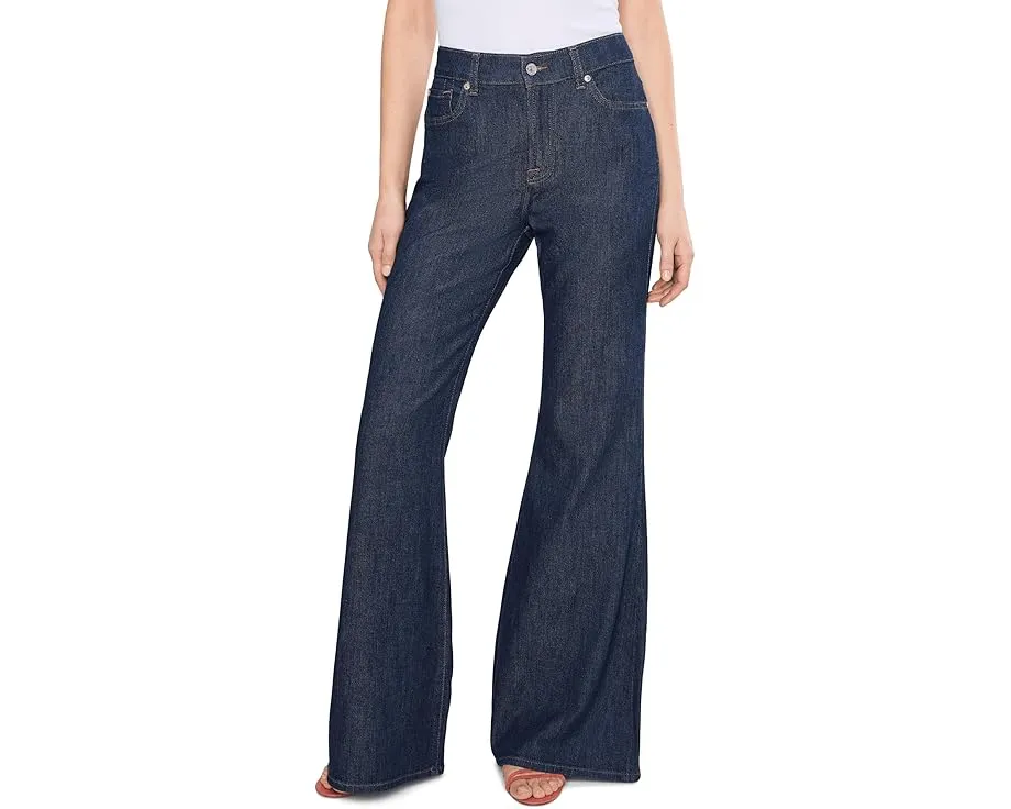 Джинсы 7 For All Mankind Retro Flare с высокой талией и расклешенными штанинами