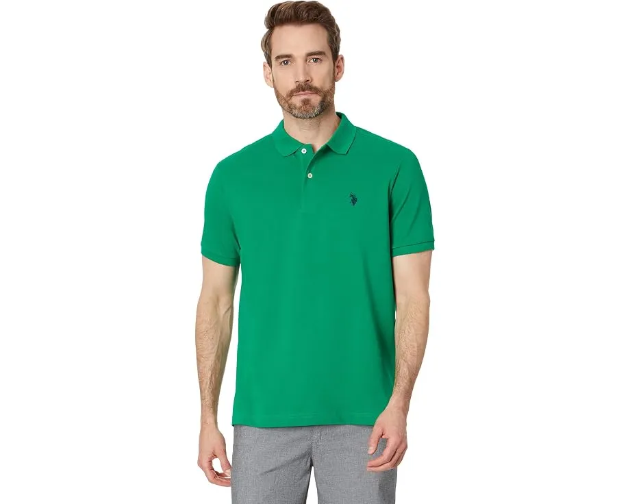 Поло U.S. POLO ASSN. из хлопкового пике с маленьким пони