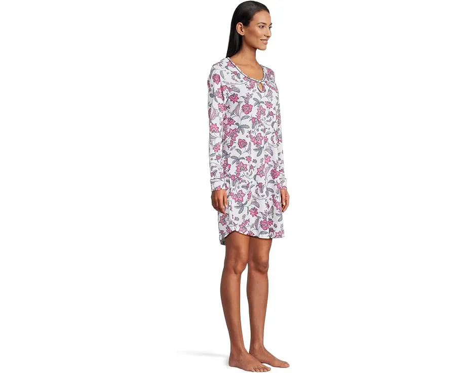 Ночная сорочка Jolly & Bright с длинным рукавом и застежкой у горловины Karen Neuburger