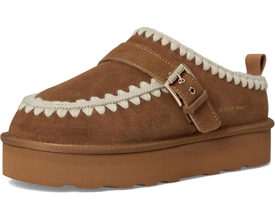 Слипоны Close с подкладкой из искусственного меха и замшевым верхом