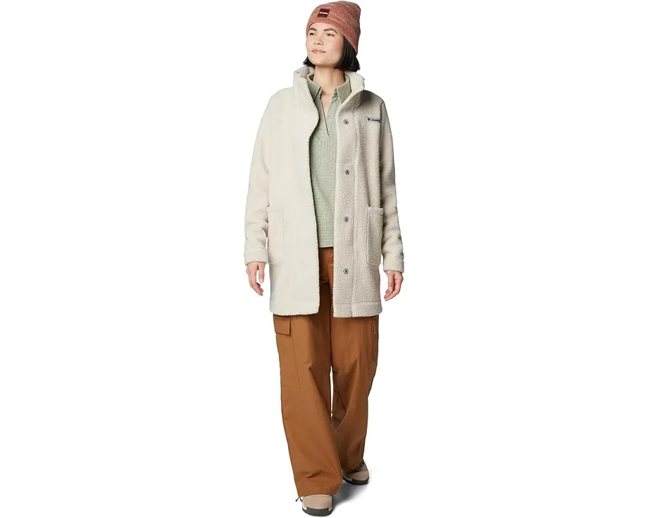 Длинное пальто Columbia Plus Size Panorama с ветрозащитным клапаном