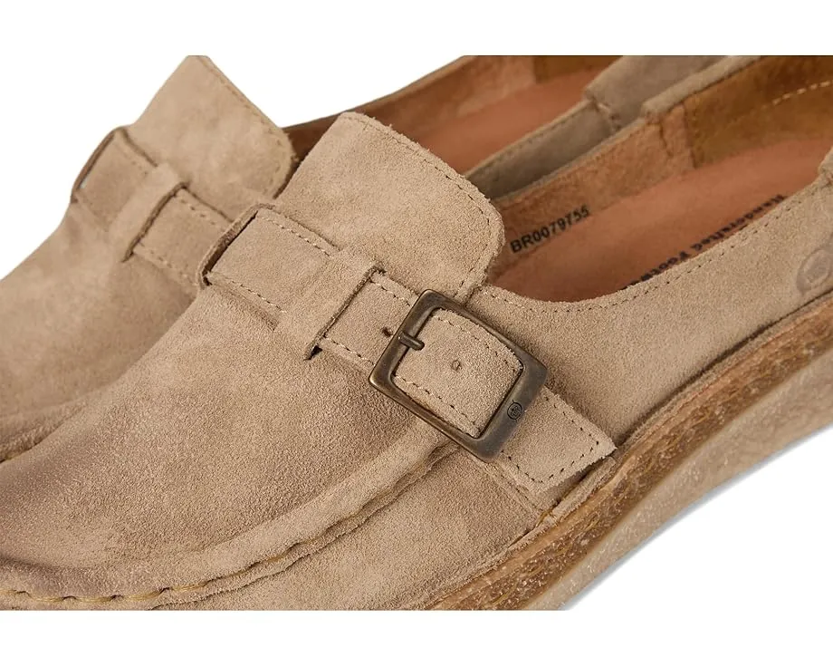 Ботинки Born Cory из замши с регулируемой пряжкой и пробковой подошвой