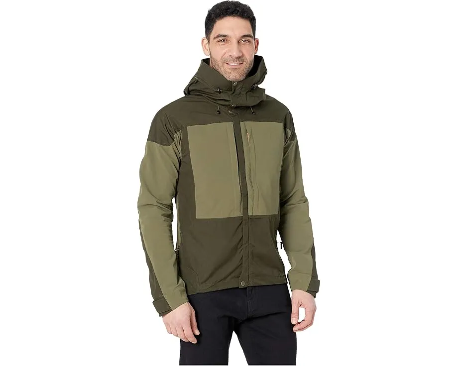 Куртка Fjällräven Keb из ткани G-1000 Eco с кожаными деталями