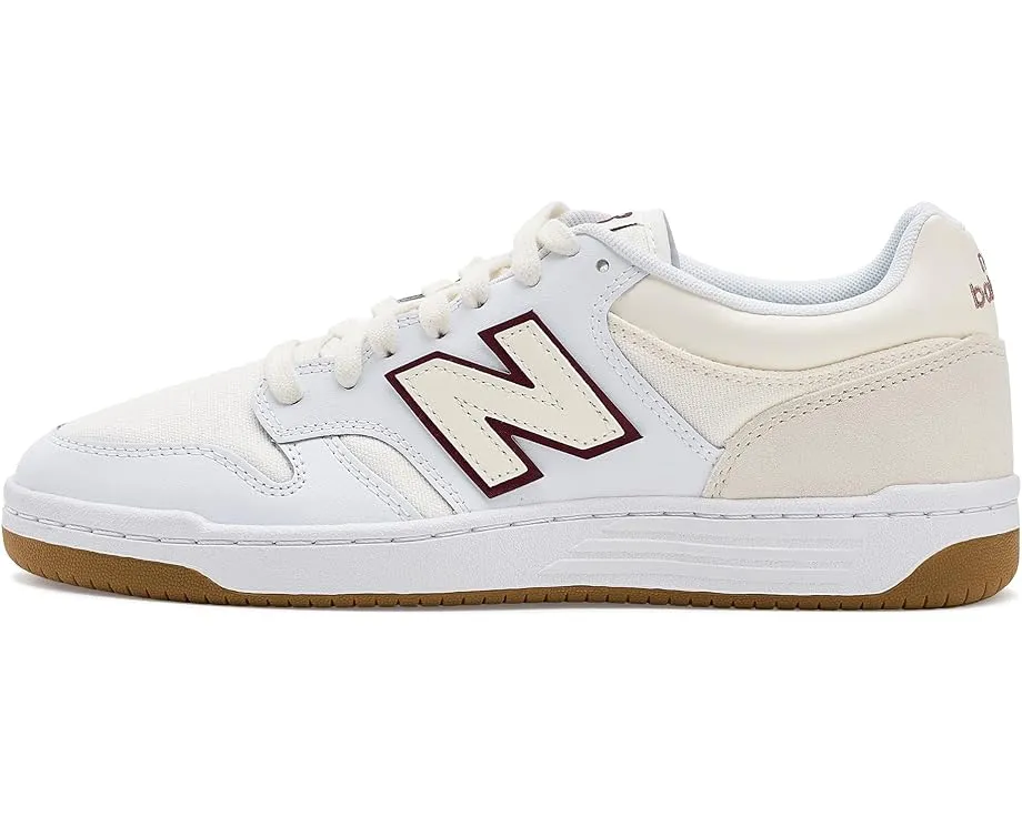 Кроссовки New Balance BB480L v1 с кожаным верхом и резиновой подошвой