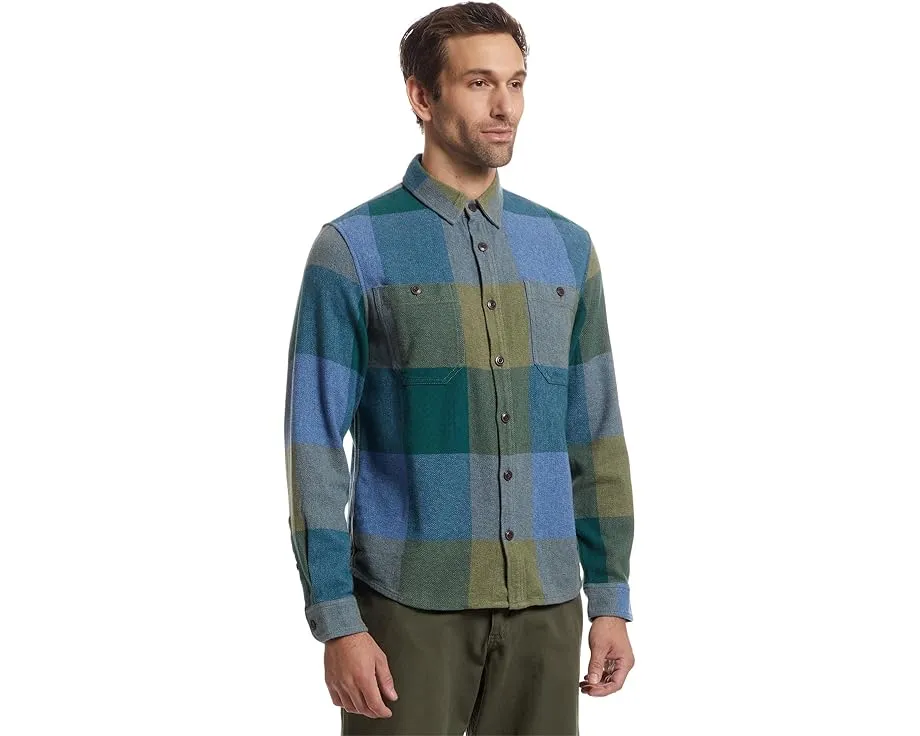 Рубашка Signature Northwoods Twill Regular с рисунком «елочка» и облегающим кроем