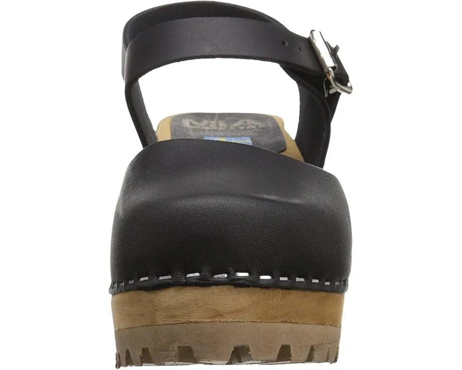 Сабо MIA Abba на платформе с деревянной основой и регулируемым ремешком