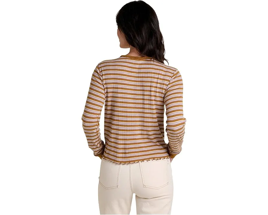 Свитер Toad&Co Foothill Pointelle с длинным рукавом из органического хлопка