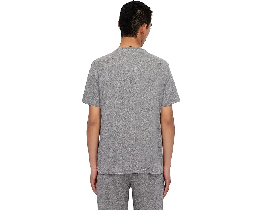 Футболка Armani Exchange Icon Logo Printed Tee с контрастным принтом и круглым вырезом