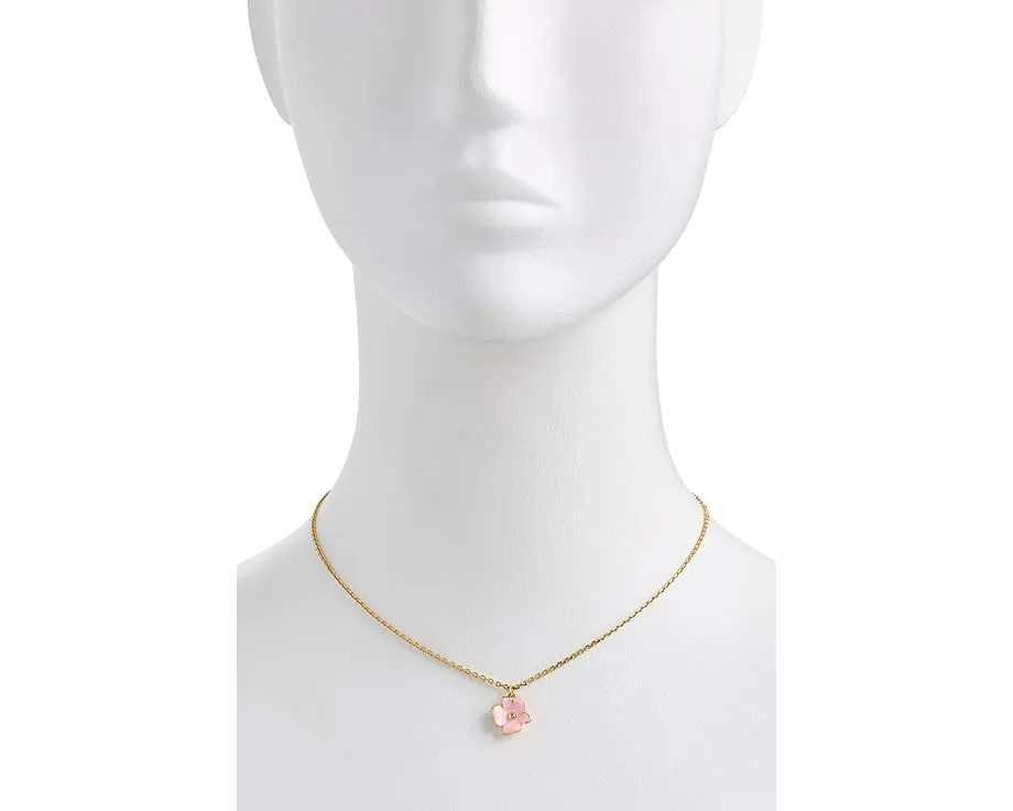 Подвеска Kate Spade New York Golden Bloom Flower из металла и перламутра