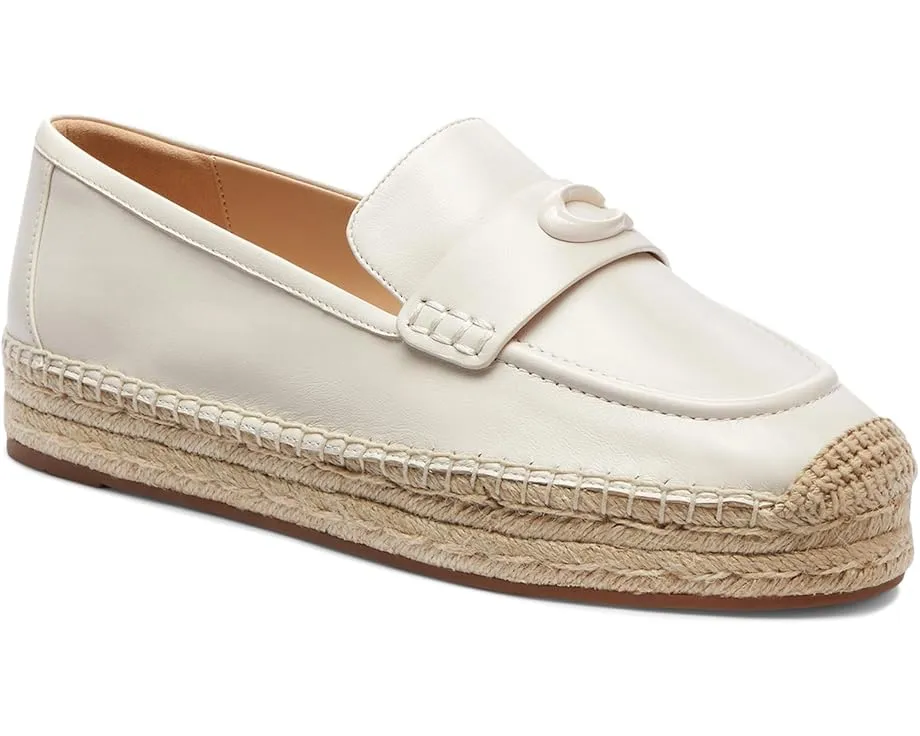 COACH эспадрильи Camilla Leather на платформе с кожаным верхом