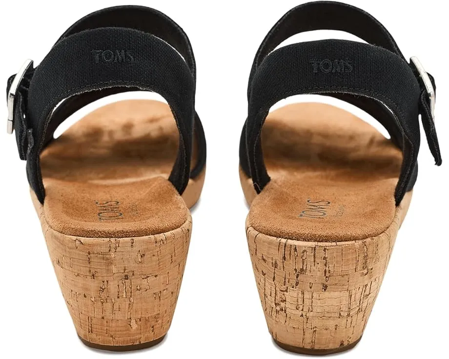 Сандалии TOMS Julia на платформе с регулируемой пряжкой на щиколотке