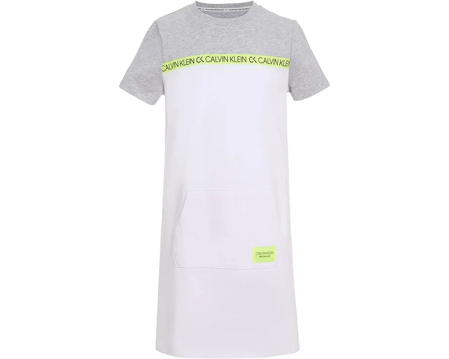 Детское платье Calvin Klein Performance из хлопка с короткими рукавами