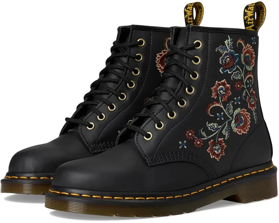 Ботинки Dr. Martens 1460 Vonda с цветочной вышивкой и винтажным дизайном