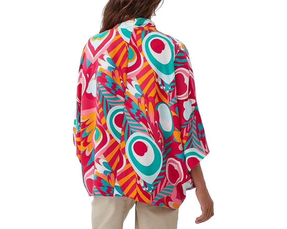 Топ Trina Turk Concourse с запахом и асимметричным подолом