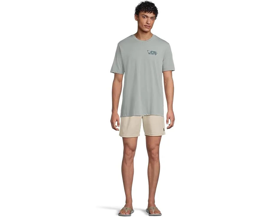 Футболка RVCA Va Blur Fill с коротким рукавом для тренировок