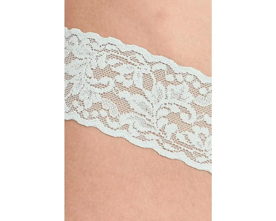 Трусы-танга Hanky Panky из Supima хлопка с кружевом