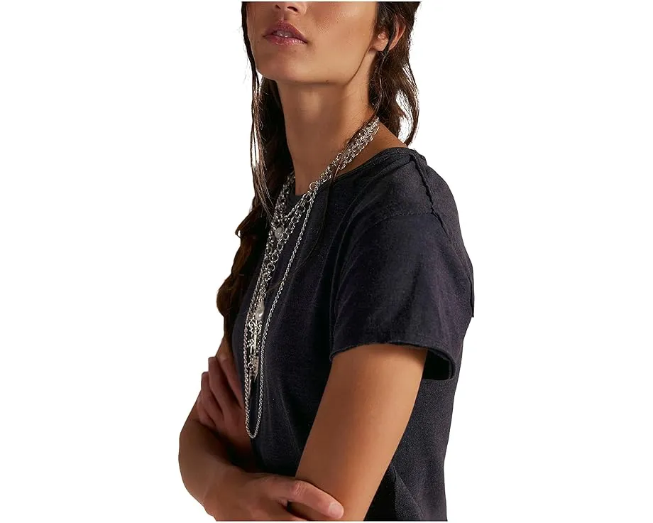 Футболка Free People Nova из переработанного хлопка и полиэстера