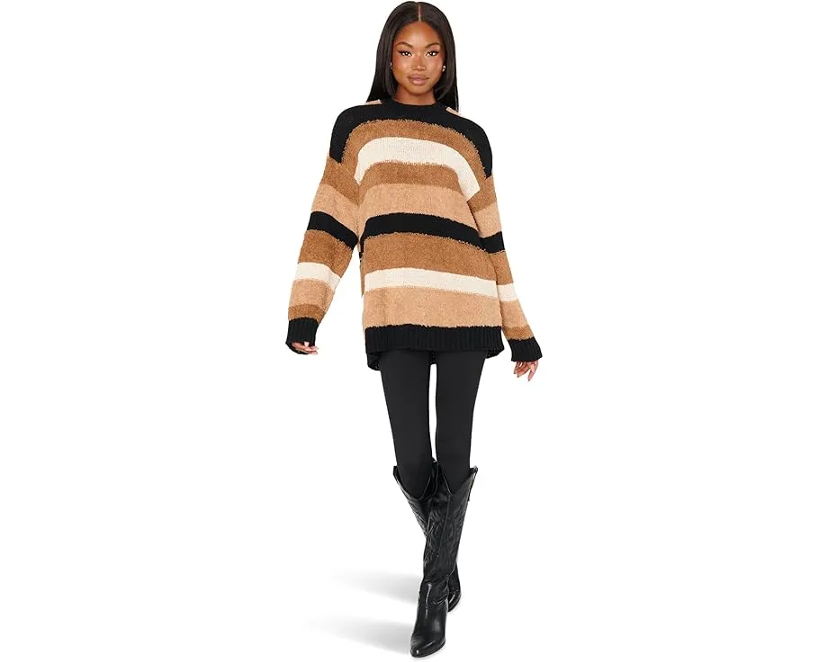 Свитер-туника Show Me Your Mumu Timothy с полосатым узором и оверсайз