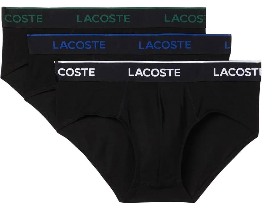 Набор из 3 трусов Lacoste с эластичным поясом и логотипом