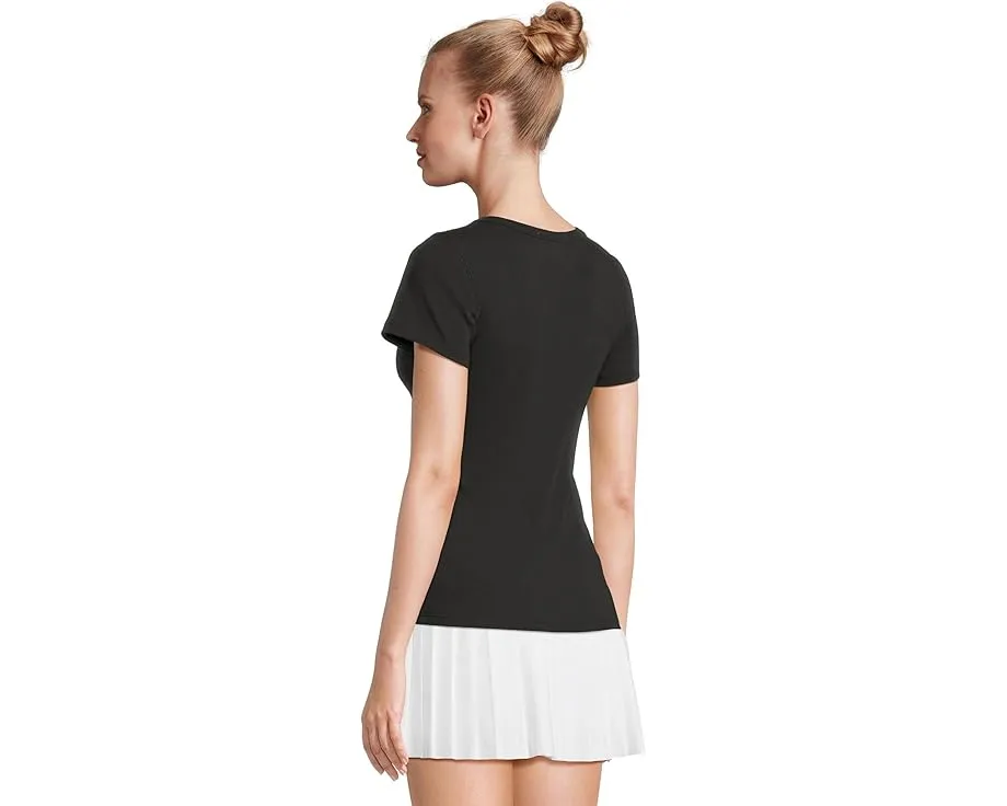 Lilla P Топ с V-образным вырезом из мягкой пима-модала для повседневной носки