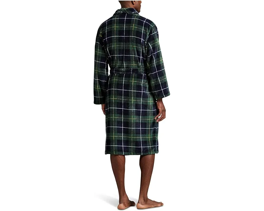 Халат Polo Ralph Lauren из микрофибры с вышитым логотипом