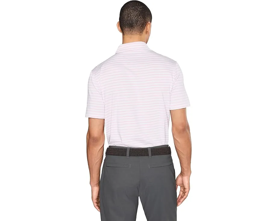 Поло для гольфа Lacoste в полоску с технологией Ultra Dry из переработанного полиэстера