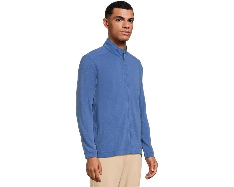 Куртка Johnston & Murphy Vintage Waffle Full Zip с вафельной фактурой