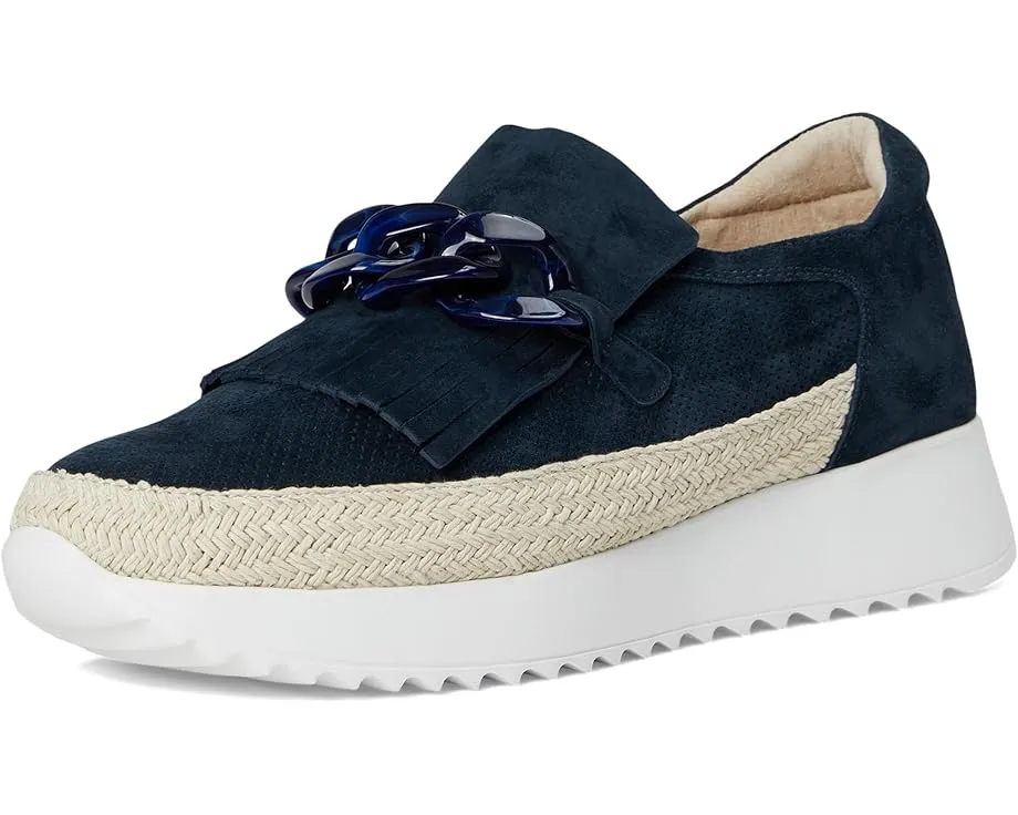 Vaneli Qerene мокасины с мраморным цепным декором и бахромой