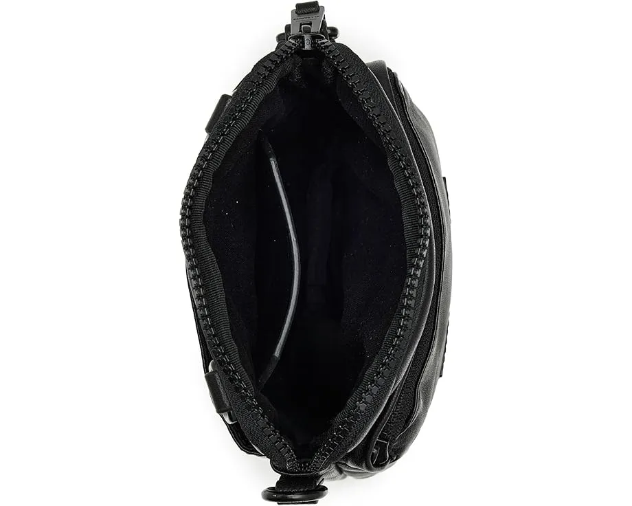 Сумка кросс боди AllSaints Half Moon из кожи с двумя отделениями