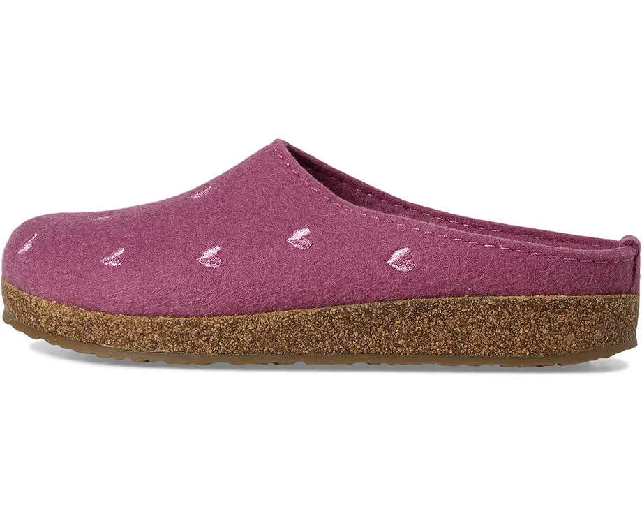 Клоги Cuorcini из чистой шерсти с пробковой стелькой Haflinger