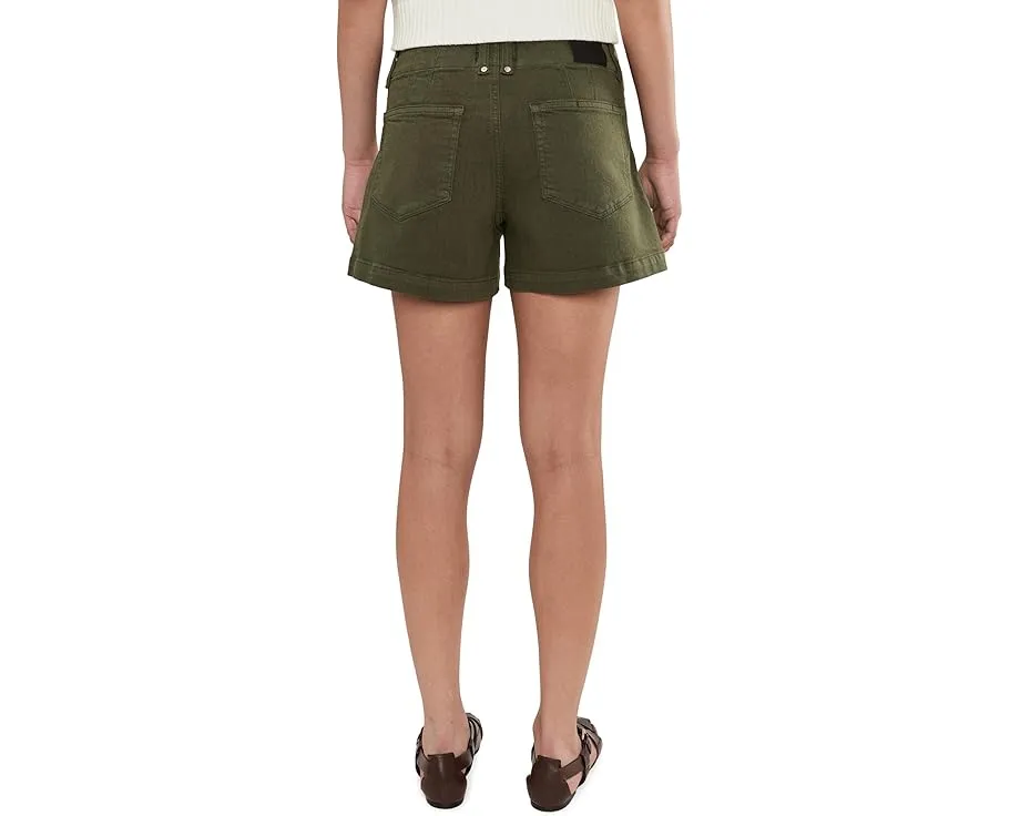 Шорты Paige Olivia в винтажном оттенке Vintage Forest Moss