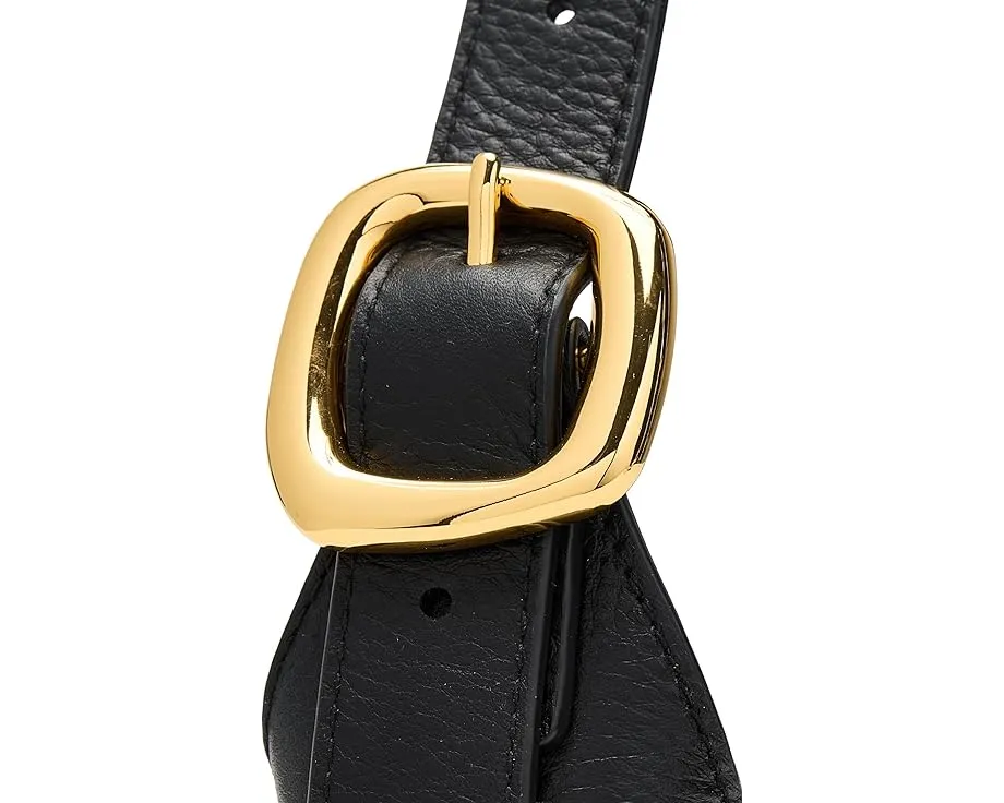 Сумка Madewell Puffy Buckle Shoulder через плечо из гладкой кожи