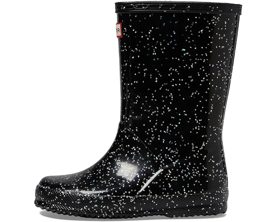 Детские резиновые сапоги Hunter Kids Original First Classic Giant Glitter с блестками